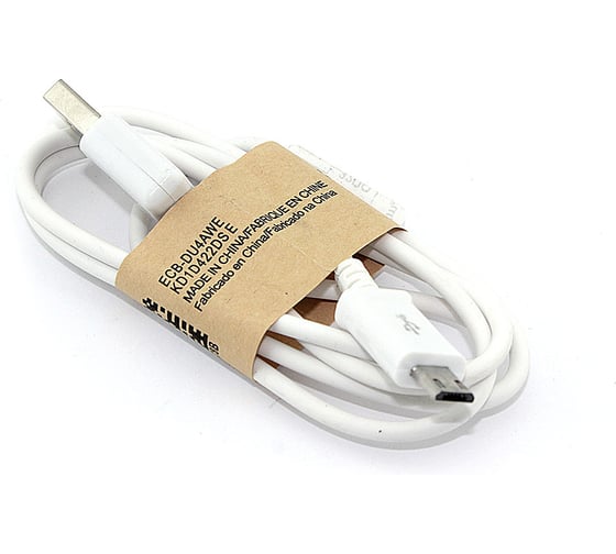 Кабель для зарядки Amperin USB - Micro USB OEM, 0.8m, Белый 89583
