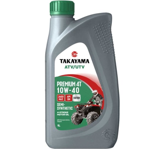 Масло TAKAYAMA ATV/UTV Premium 4T 10W-40 SM MA2 1л 6056116