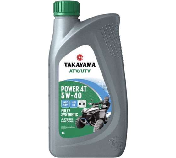 Масло TAKAYAMA ATV/UTV Power 4T 5W-40 SN MA2 1л 6056117