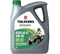 Масло TAKAYAMA ATV/UTV Regular 4T 10W-40 SL MA2 4л 6056118