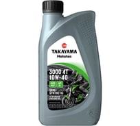 Масло TAKAYAMA Mototec 3000 4T 10W-40 SL MA2 1л 6056098
