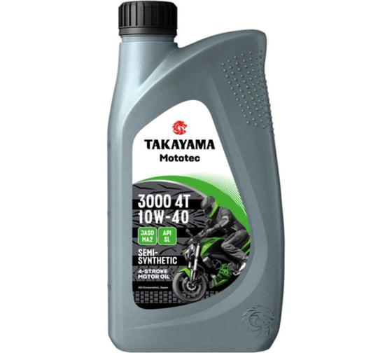 Масло TAKAYAMA Mototec 3000 4T 10W-40 SL MA2 1л 6056098