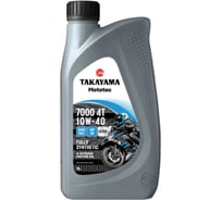 Масло TAKAYAMA Mototec 7000 4T 10W-40 SN MA2 1л 6056111