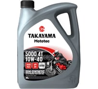 Масло TAKAYAMA Mototec 5000 4T 10W-40 SM MA2 4л 6056122
