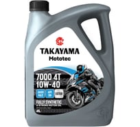 Масло TAKAYAMA Mototec 7000 4T 10W-40 SN MA2 4л 6056124