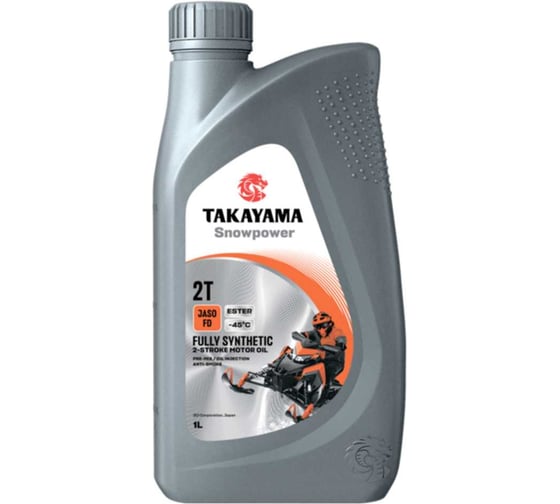 Масло TAKAYAMA Snowpower 2T TC FD 1л 605628