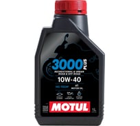 Моторное масло для мотоцикла MOTUL 3000 PLUS 4T 10W40 1 л 114411