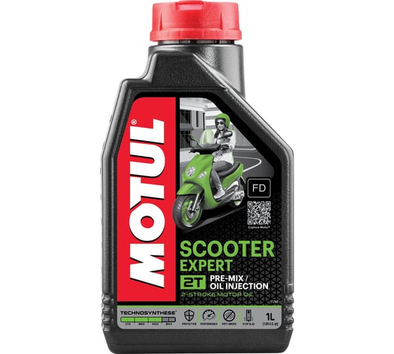 Моторное масло для скутера MOTUL SCOOTER EXPERT 2T 1 л 114167 1