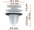 Клипса AVERS для BMW 07147145753 10 шт 07147145753-10 1