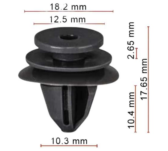 Клипса AVERS для BMW 07147460560 10 шт 07147460560-10