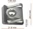 Крепеж AVERS для BMW 51718176503 10 шт 51718176503-10 1