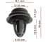 Клипса AVERS для BMW 07142754954 10 шт 07142754954-10 1