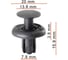 Фиксатор AVERS для BMW 07147401727 10 шт 07147401727-10 1