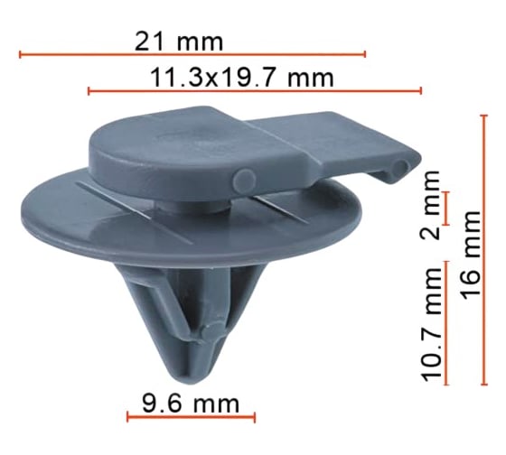 Клипса AVERS для BMW 07132757821 10 шт 07132757821-10