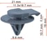 Клипса AVERS для BMW 07132757821 10 шт 07132757821-10 1