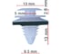 Клипса AVERS для Nissan 66916EG00A 10 шт 66916EG00A-10 1