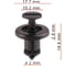 Клипса AVERS для Nissan 0151500QAB 10 шт 0151500QAB-10 1
