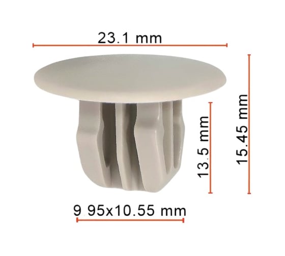 Крепеж AVERS 73998ZT50A для Nissan 73998ZT50A 10 шт 73998ZT50A-10
