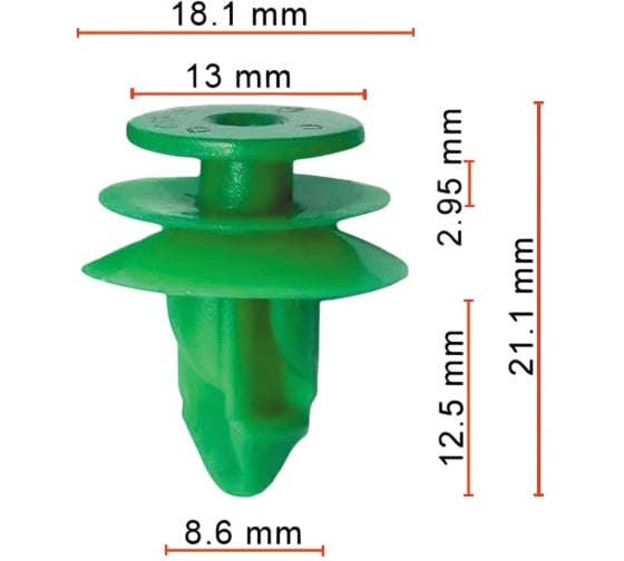 Клипса AVERS для Nissan 769844CE0A 10 шт 769844CE0A-10