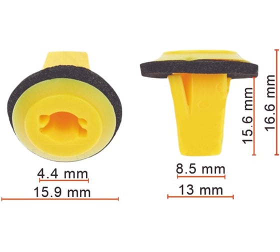 Клипса AVERS для Nissan 0128100601 10 шт 0128100601-10