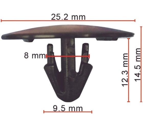 Клипса AVERS для Toyota 90467A0003 10 шт 90467A0003-10