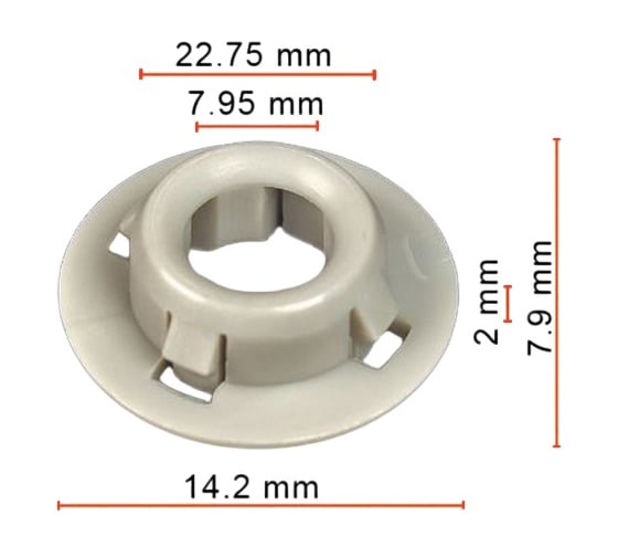 Крепеж AVERS для Toyota 9048015027 10 шт 9048015027-10