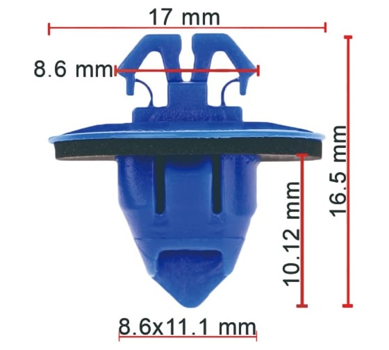 Клипса AVERS для Toyota 7539635020 10 шт 7539635020-10