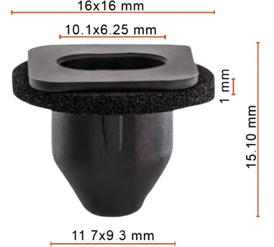 Клипса AVERS для Toyota 7681726040 10 шт 7681726040-10