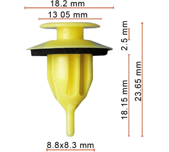 Клипса AVERS для Toyota 7586860020 10 шт 7586860020-10