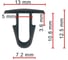 Клипса AVERS для Toyota 9046708004 10 шт 9046708004-10 1