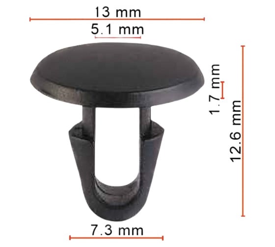 Клипса AVERS для Toyota 9008046010 10 шт 9008046010-10