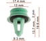 Крепеж AVERS для VAG 6Y0867260 10 шт 6Y0867260-10 1