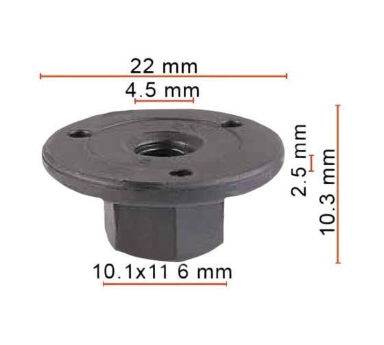 Крепеж AVERS для VAG WHT003207 10 шт WHT003207-10