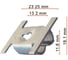 Крепеж AVERS для Fiat / Alfa / Lancia 1355845080 10 шт 1355845080-10 1