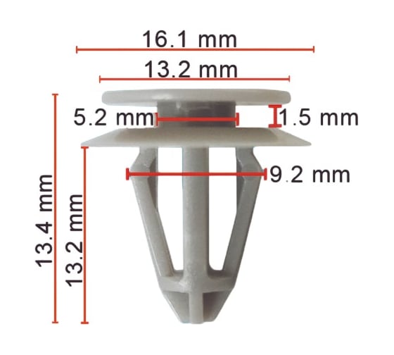 Клипса AVERS для Suzuki 7725971B00 10 шт 7725971B00-10