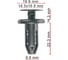 Фиксатор AVERS для Mazda KD4550EA1 10 шт KD4550EA1-10 1