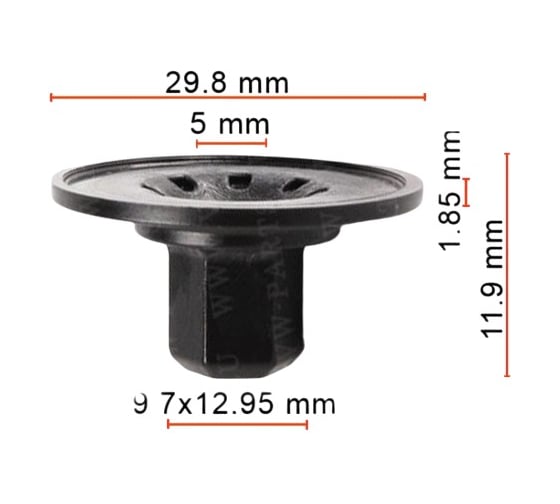 Крепеж AVERS для Mercedes A0009903162 10 шт A0009903162-10