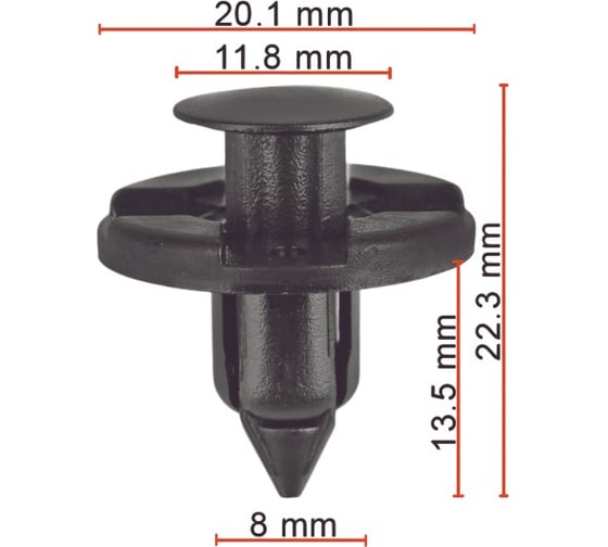 Пистон AVERS для Subaru 57728AC090 10 шт 57728AC090-10