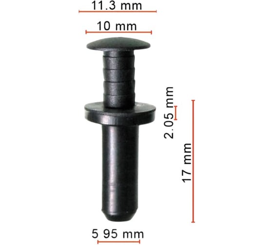 Клипса AVERS для Mercedes A0009915940 10 шт A0009915940-10