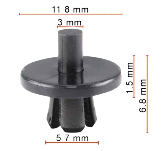 Фиксатор AVERS для Mercedes A0019902292 10 шт A0019902292-10