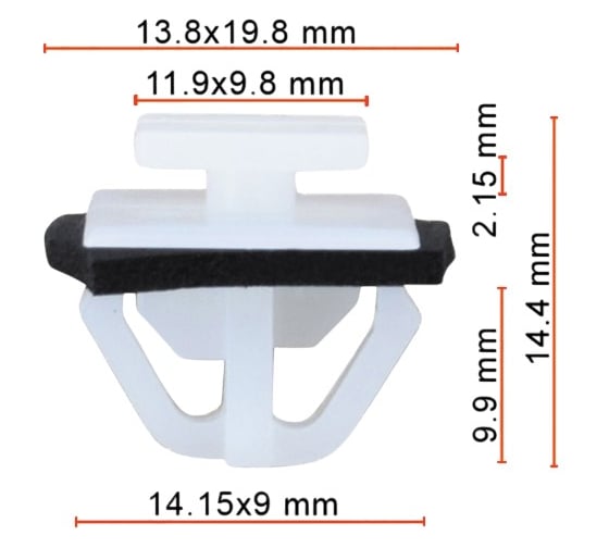 Клипса AVERS для Ssang Yong 79568-21000 10 шт 79568-21000-10