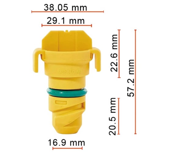 Клипса AVERS для Ford KX6Z6730B 10 шт KX6Z6730B-10
