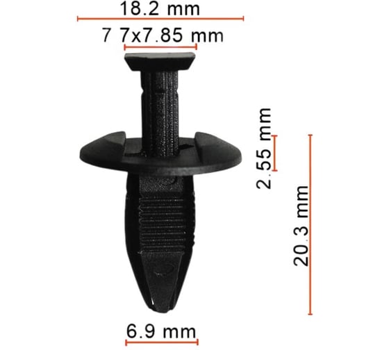 Клипса AVERS для Ford W705532S300 10 шт W705532S300-10