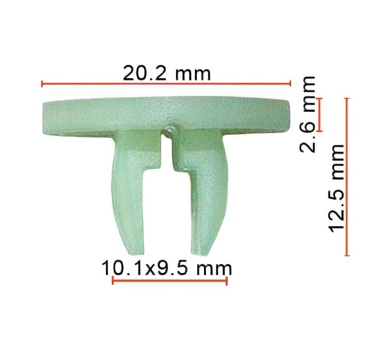 Фиксатор AVERS для Ford 6150260 10 шт 6150260-10