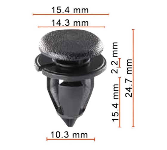 Пистон AVERS для Renault 7703077434 10 шт 7703077434-10