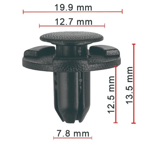 Крепеж AVERS для Renault 769843448R 10 шт 769843448R-10