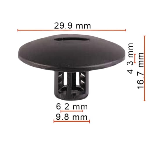 Крепеж AVERS для Renault 7705096036 10 шт 7705096036-10