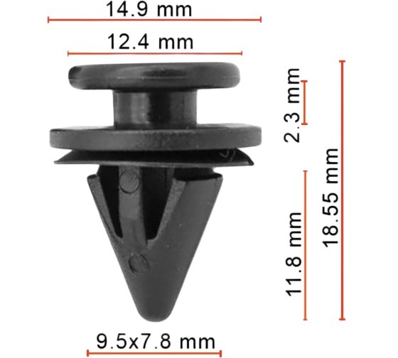 Клипса AVERS для Renault 7703077354 10 шт 7703077354-10