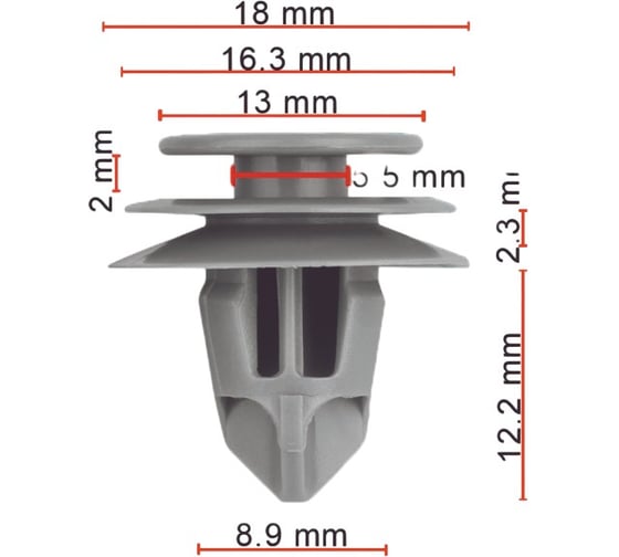 Клипса AVERS для Honda 91560SLJJ01 10 шт 91560SLJJ01-10