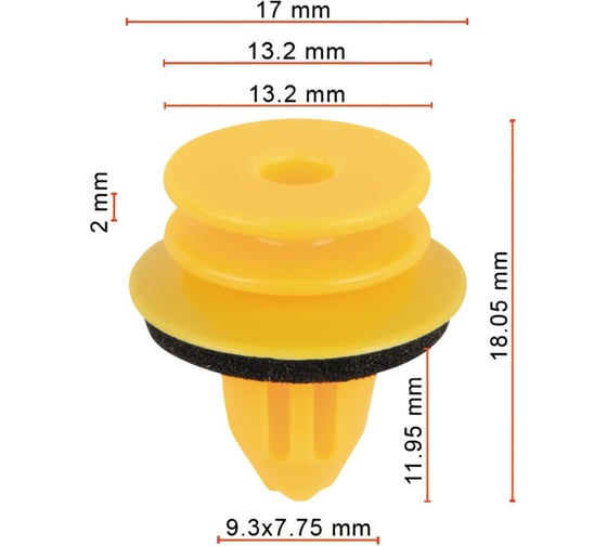 Клипса AVERS для Mercedes A0019916698 10 шт A0019916698-10